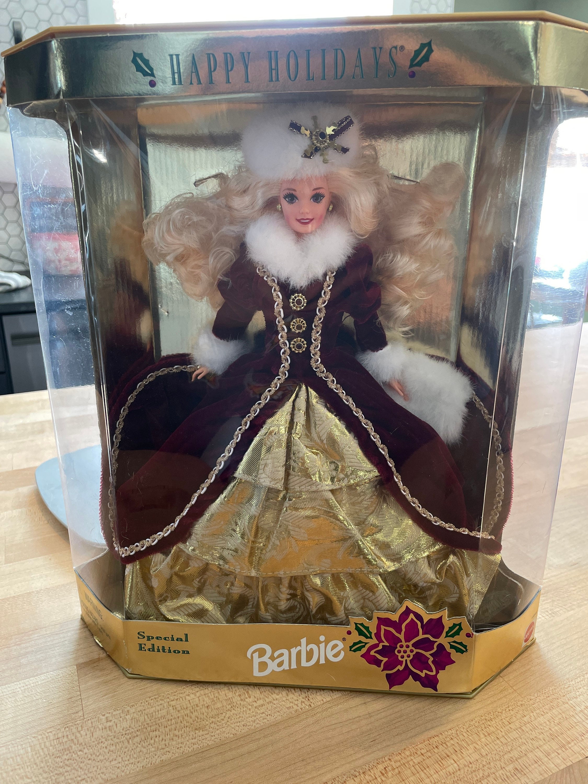 HAPPY holiday スペシャルエディションバービー Barbie Doll Happy Holidays Special Edition 1993 Barbie Doll NIB