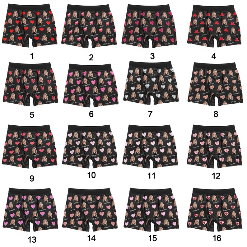 personalised boxers with faces
