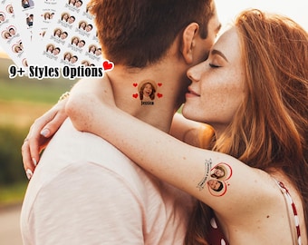 Custom Face Temporary Tattoos: Personalized Photo Tattoos for Parties