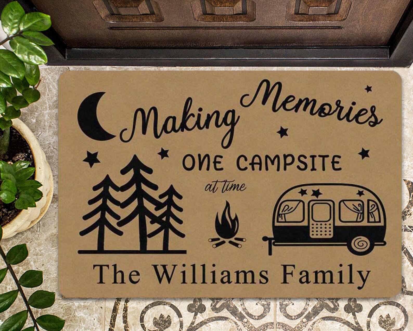 Camper doormat Personalized Doormat Housewarming Gift Etsy