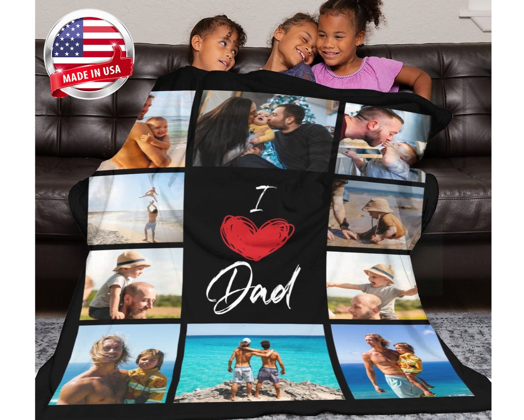 Personalized Father's Day Blanket Custom Blanket With Etsy