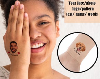 Custom Face Temporary Tattoos: Personalized Party Favors