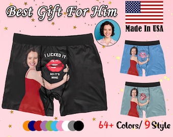 Custom Face Boxer Briefs: Personalized Photo Underwear Gift