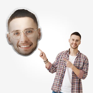 Custom 3D Face Pillow: Personalized Photo Gift