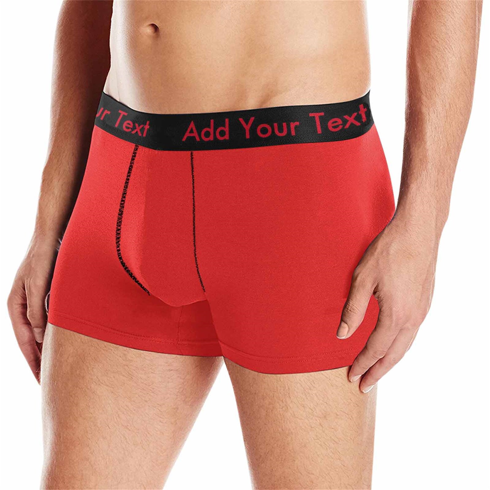 Personalized Men's Boxer Waistband Text Custom Boxer Etsy