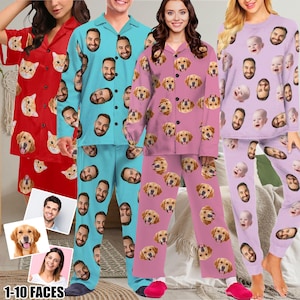 Custom Photo Pajama Set: Personalized Family Christmas Pajamas