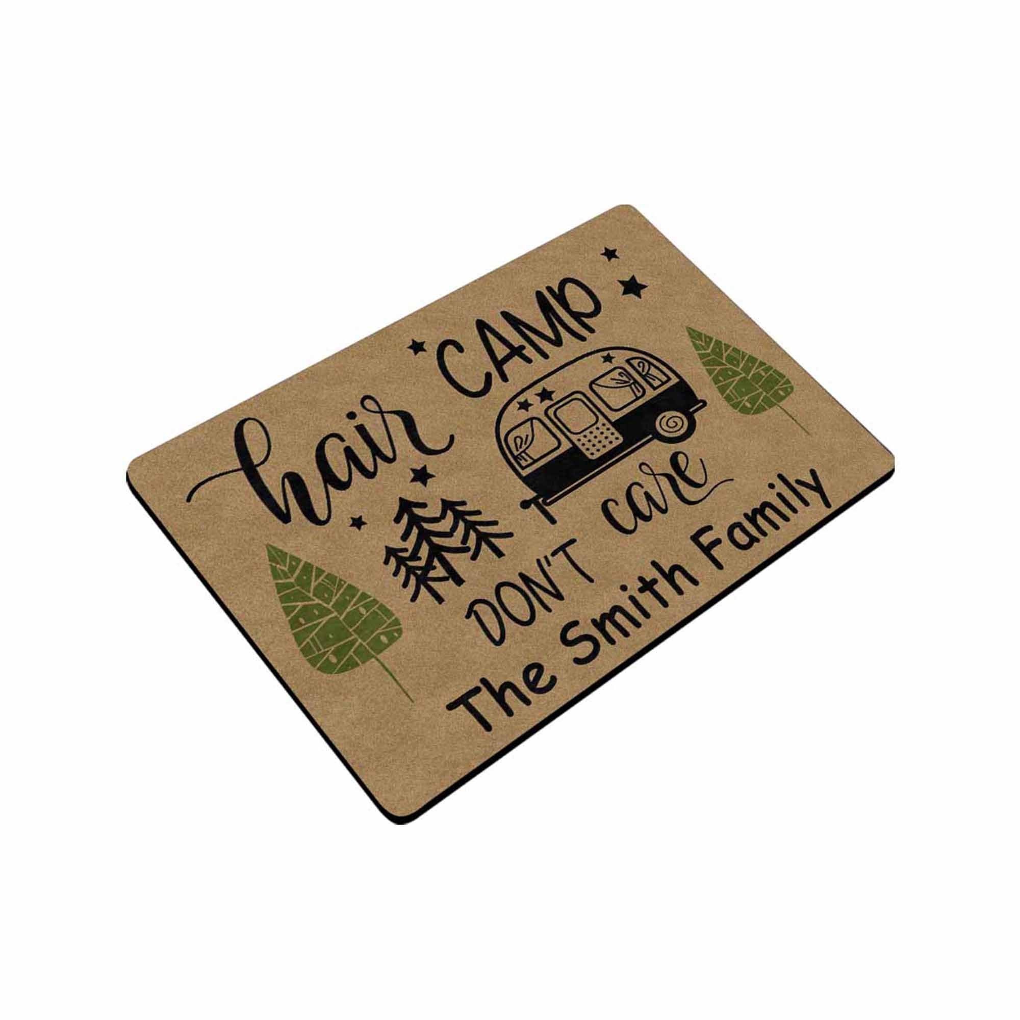 Personalized Camper Doormat Family doormat Camp rug decor Etsy