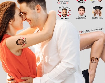 Custom Face Temporary Tattoos: Personalized Party Favors