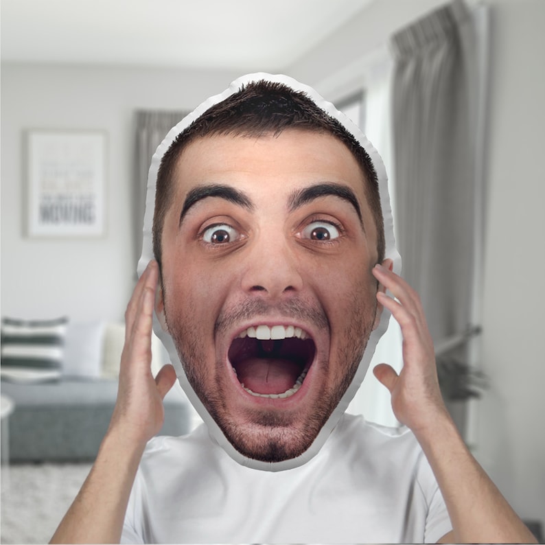 Custom Face Pillow Personalize Pillow Gift for Boyfriend Kid Etsy