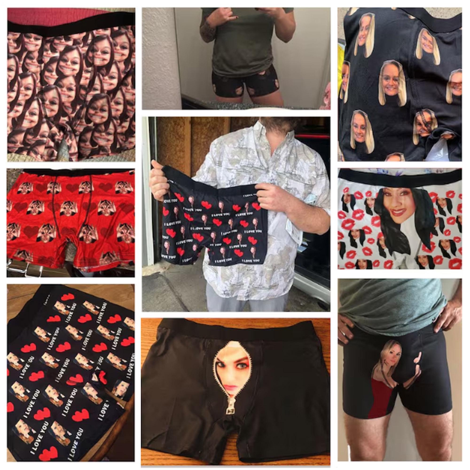 Custom Briefs Personalized Photo Boxer Briefs: Custom Face Underwear, Valentine's ...