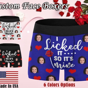 Personalized Boxers Briefs, Custom Boxers With Picture,  Face On Underwear For Man, Custom Boxers With Face, Best Christmas Gifts For Him
