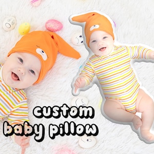 Custom Baby Face Pillow: Personalized Newborn Gift