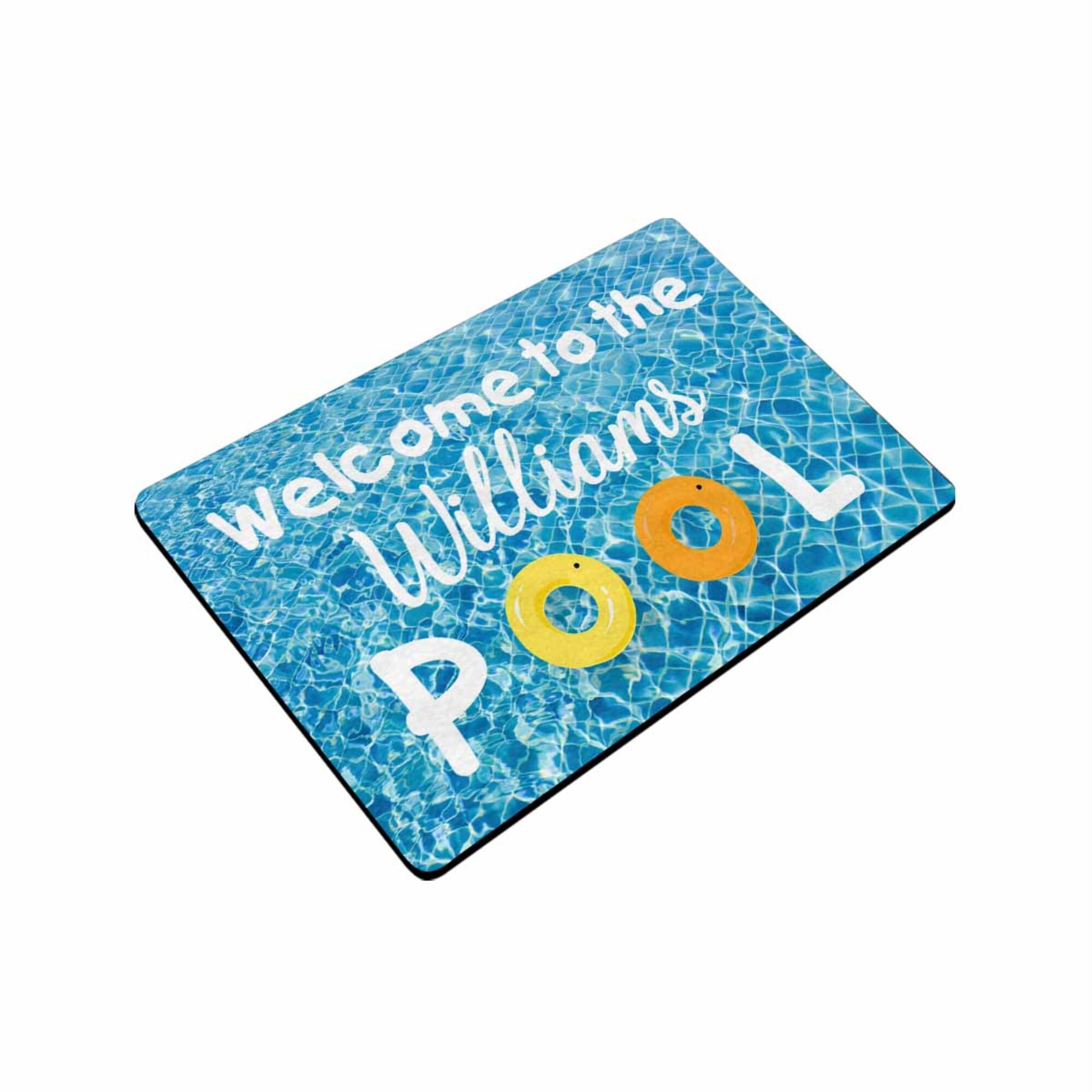 Pool doormat Custom Doormat Housewarming Gift Etsy