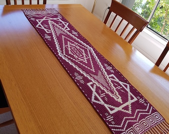 Mosaic Crochet Pattern - Nova Table Runner, overlay mosaic crochet, PDF file only