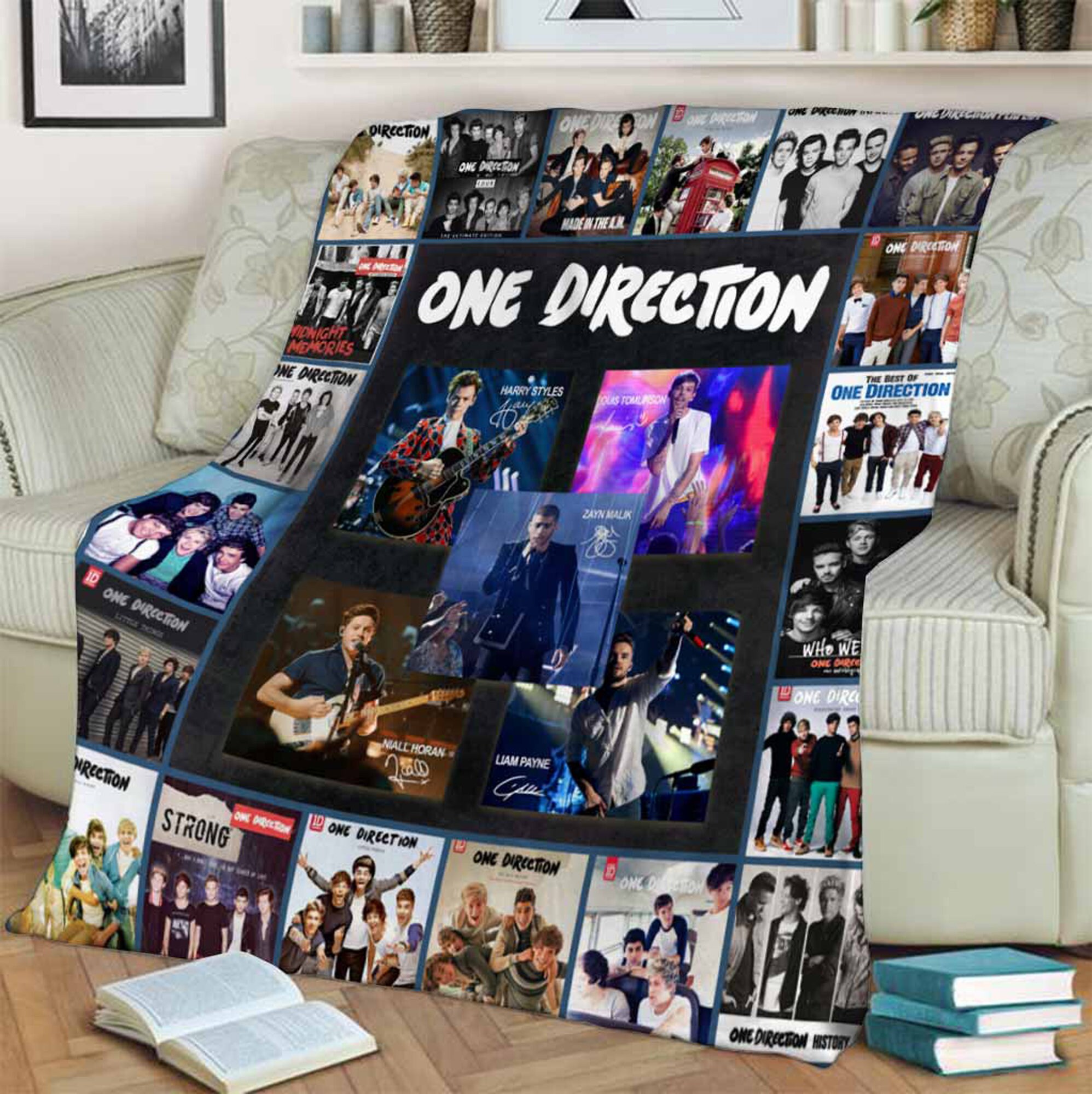 One Direction Blanket Blanket for Mengift for Girl Special Etsy