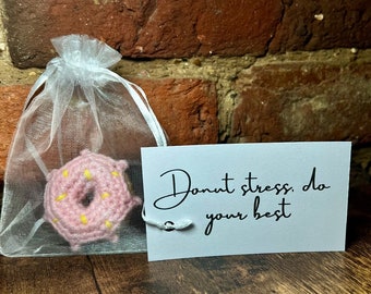 Crochet donut/unique present/motivational gift