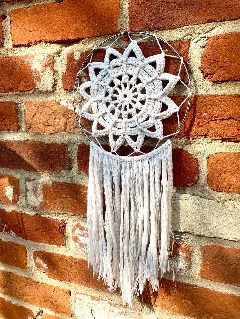 Crochet Dream Catcher /Boho/Wall Decor