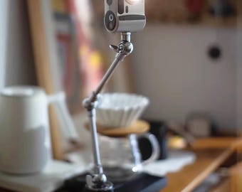 Upcycled Camera Desk Lamp: Handmade Steampunk Photography Decor
