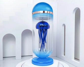 Capsule Jellyfish Kinetic Mechanical Metal Sculpture Capturing The Very Essence Of Natural Rhythmical Movements Bionic Engineering Robot Art