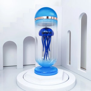 Capsule Jellyfish Kinetic Mechanical Metal Sculpture Capturing The Very Essence Of Natural Rhythmical Movements Bionic Engineering Robot Art