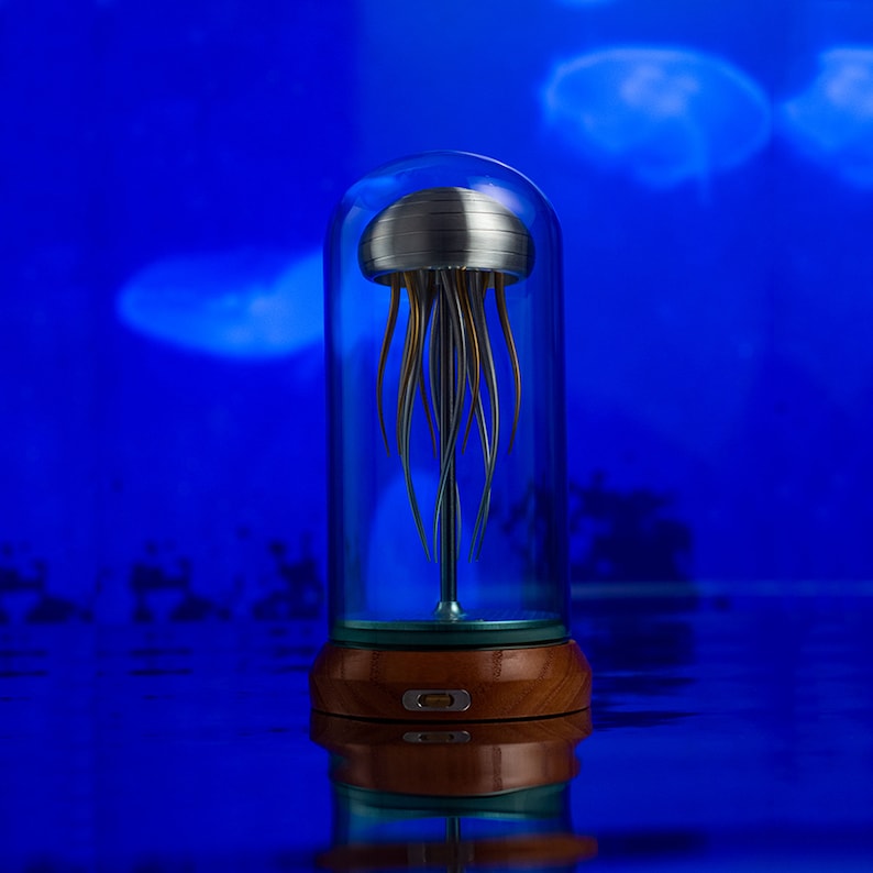 Mechanical Metal Jellyfish Sculpture Capturing the Etsy Canada