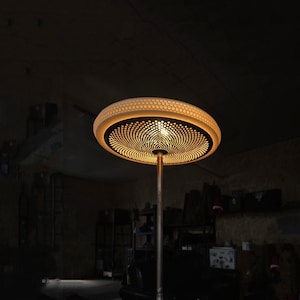Unique Honeycomb Floor Lamp, 3D Printed Beehive Lampshade, A Fusion of Art and Light, One of A Kind Floor Lamp Light, Modern Home Decor Art