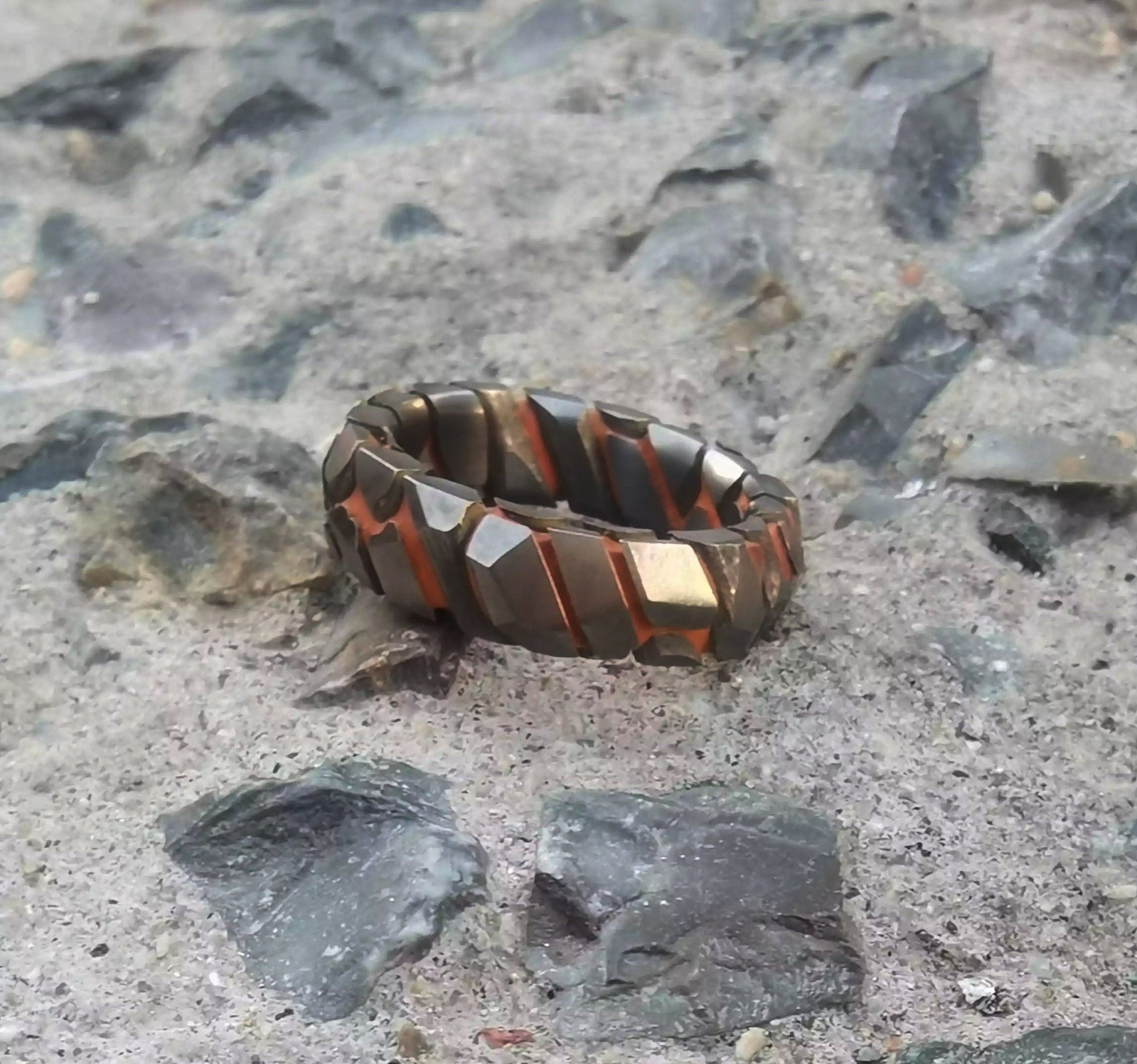 Unique Superconductor Ring, Etched Titanium-niobium and Copper