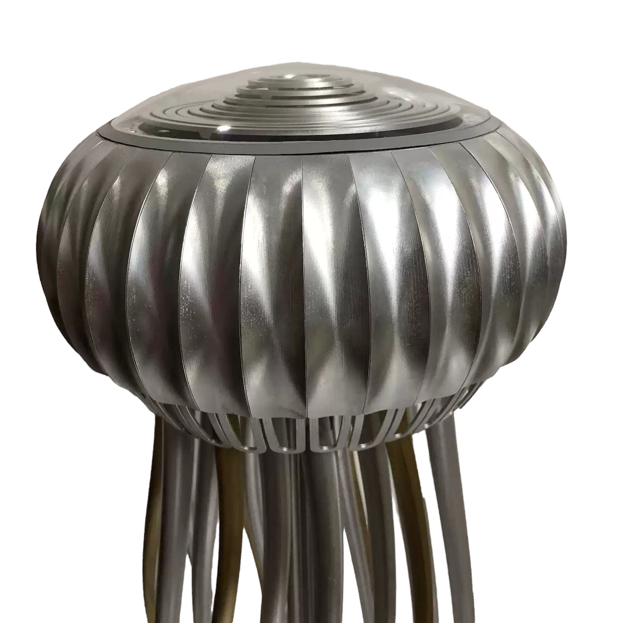 Mechanical Metal Jellyfish Sculpture Capturing the Etsy