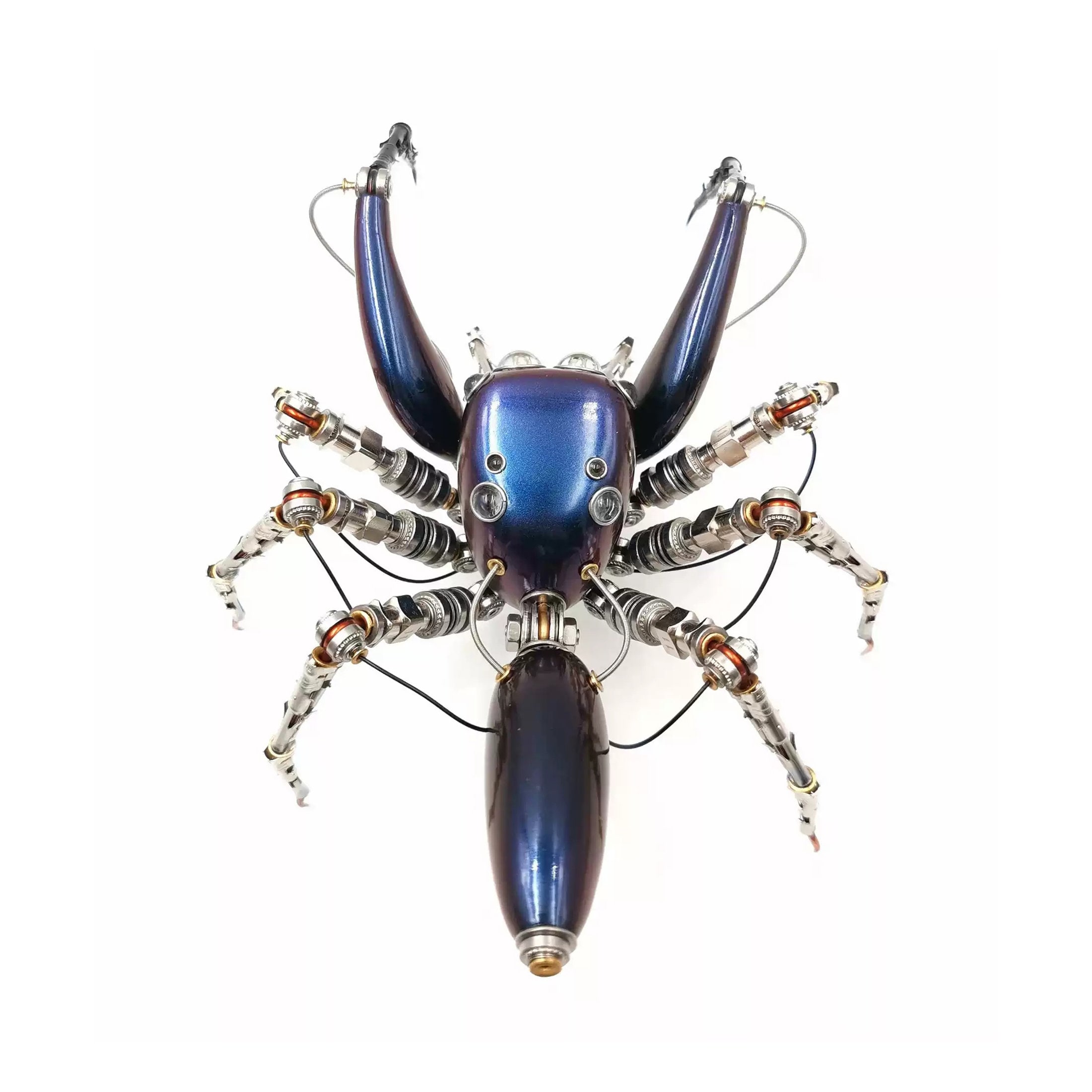 機械ミュータント 3D ジャンピングスパイダー彫刻 手作り彫刻テーブル