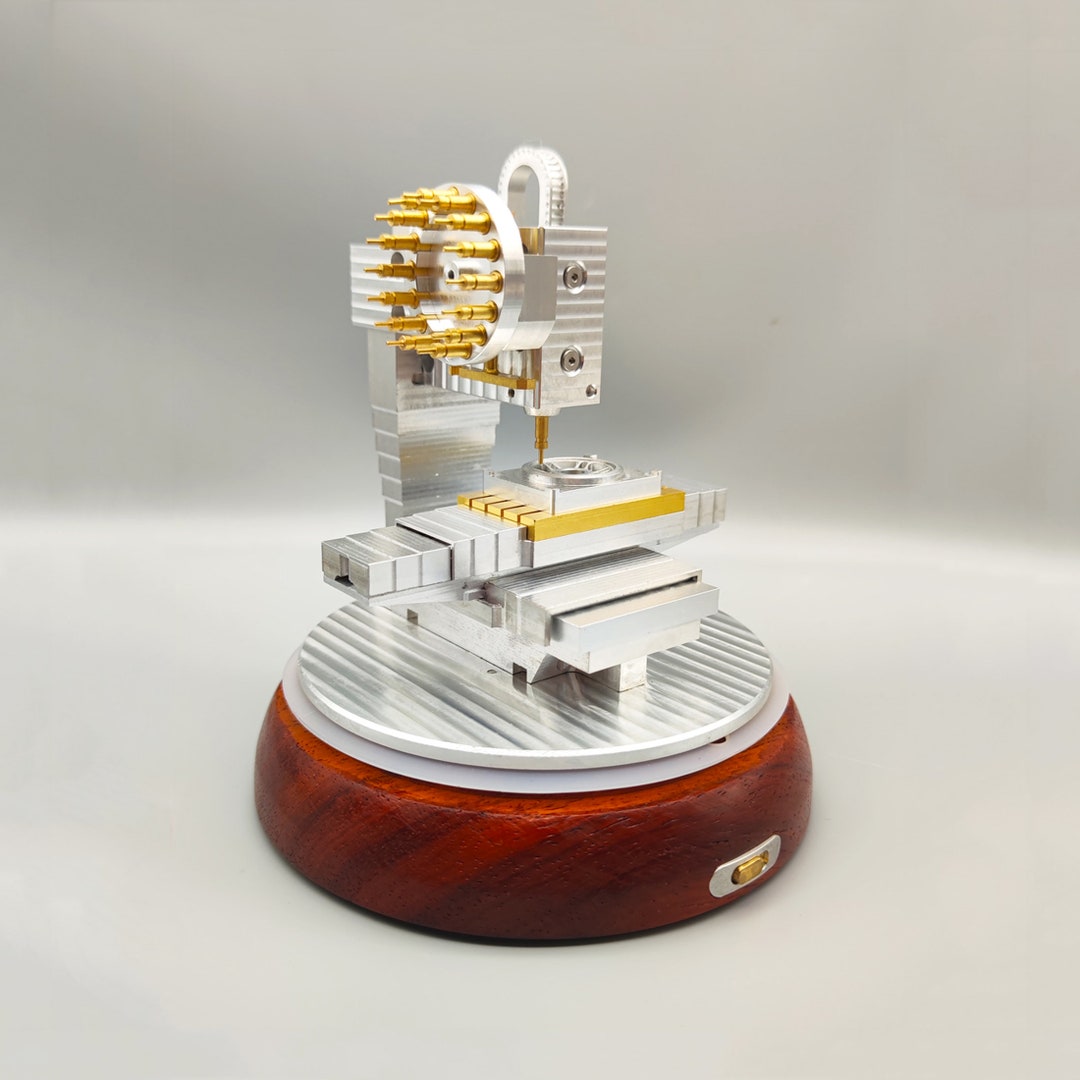 Mini CNC Milling Machine, Precision Crafted, Mechanical Elegance and