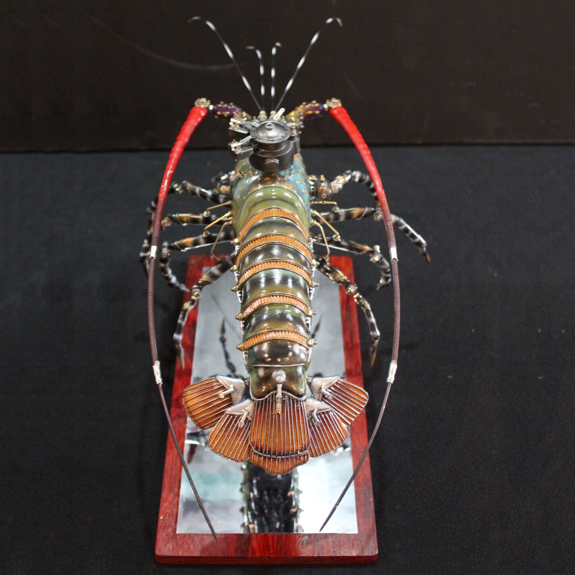Homard Mécanique Mutant 3D Robot Créature Animaux Sculpture À La
