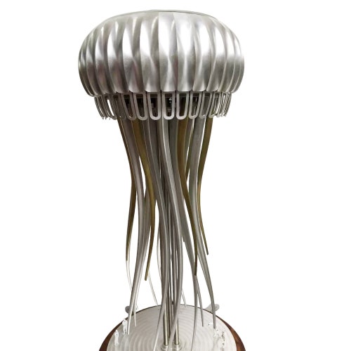 Mechanical Metal Jellyfish Sculpture Capturing the Etsy