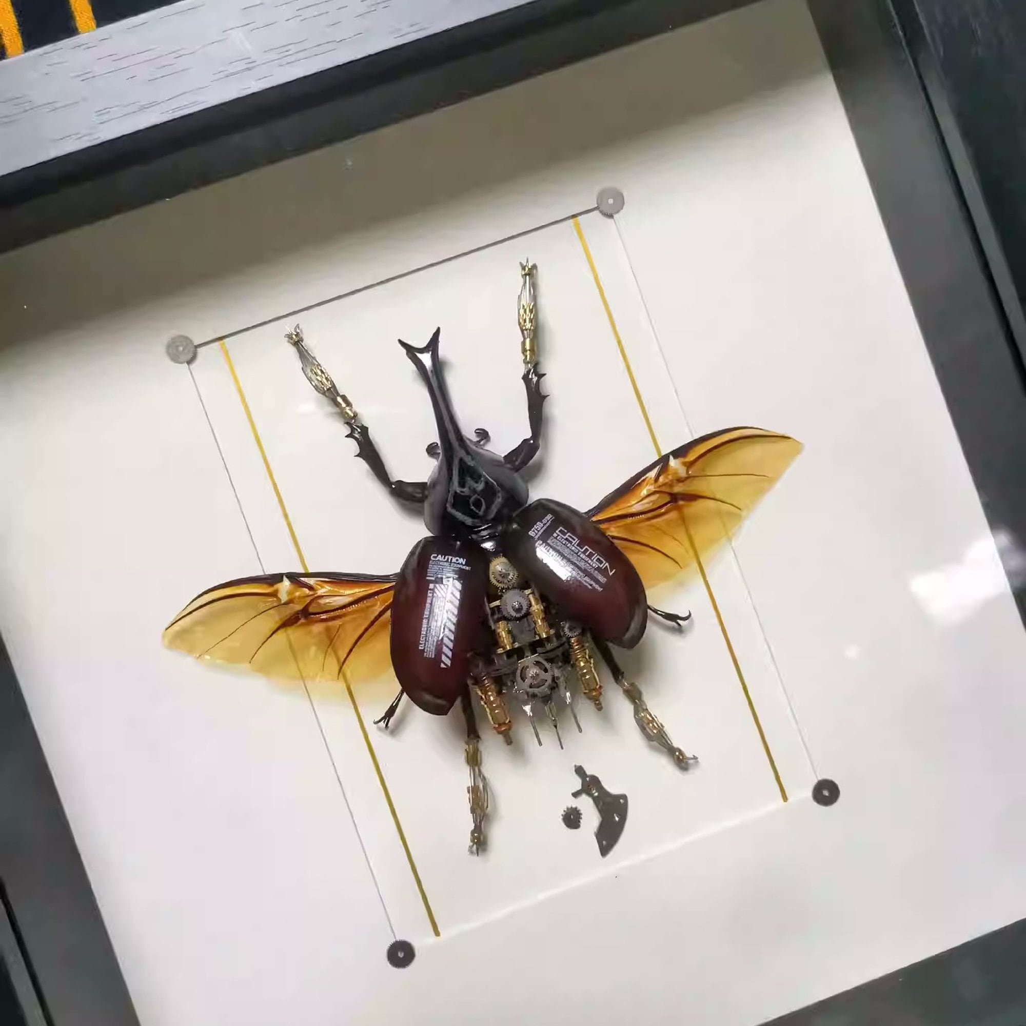 Motor Like Insect Steampunk Cyborg Mechanical Beetle Insects Bugs Biomech Concept Art ...