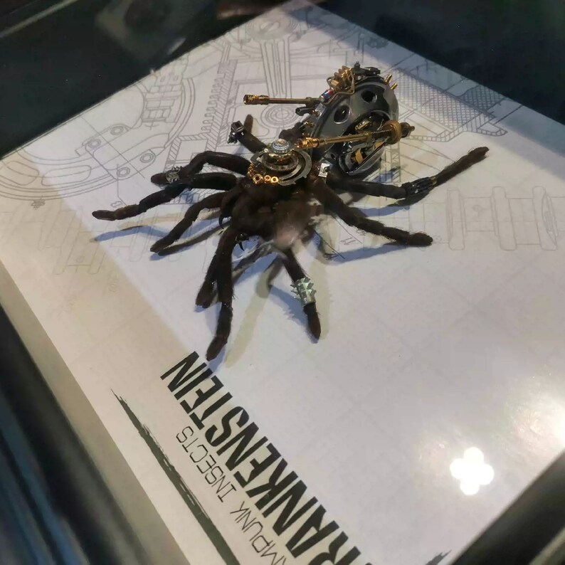 Steampunk Tarantula Spider Features A Wheel-like Abdomen Generates and ...