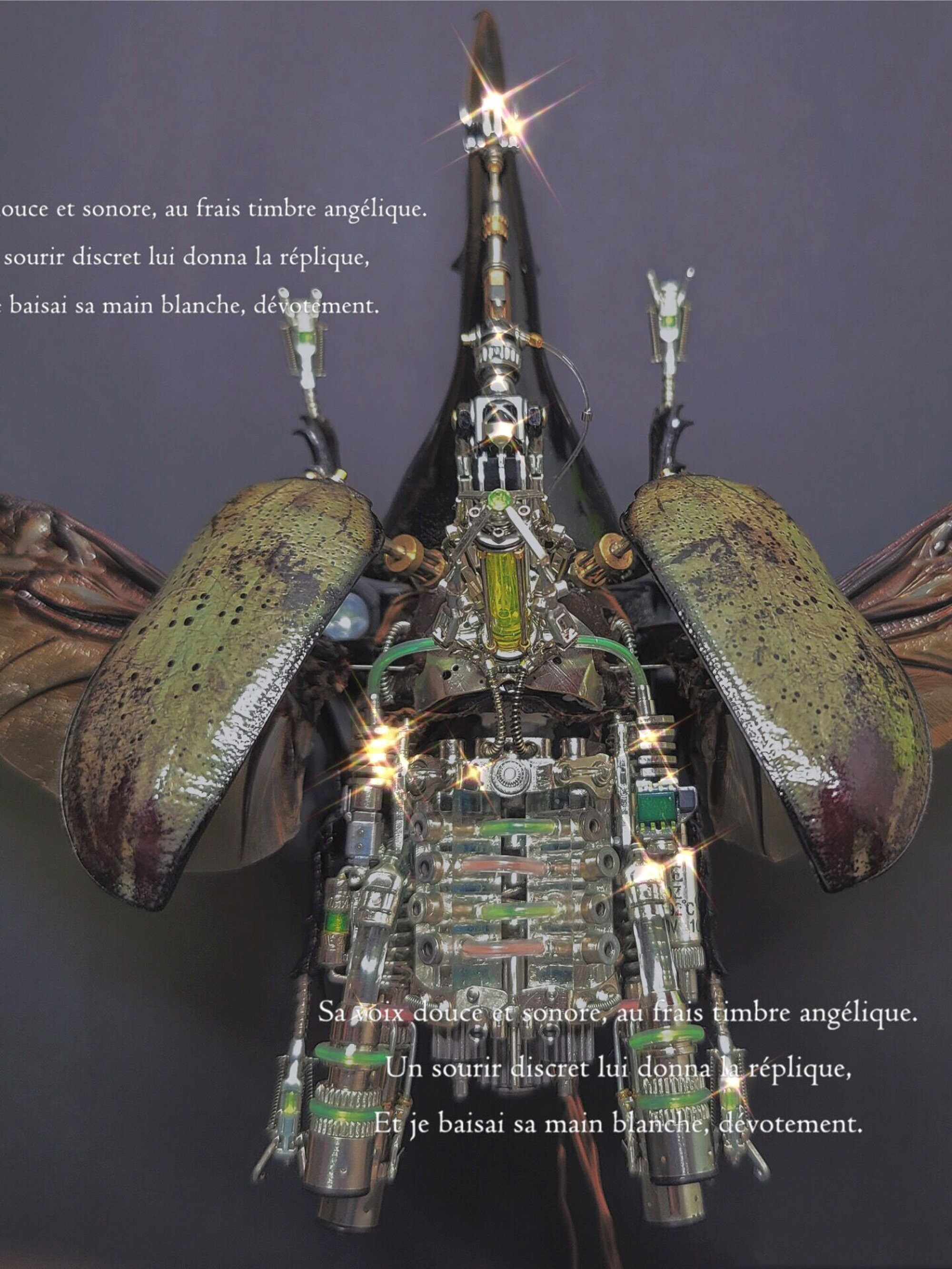 スチームパンク ビートル 昆虫マシン 時計仕掛け ダイナステス