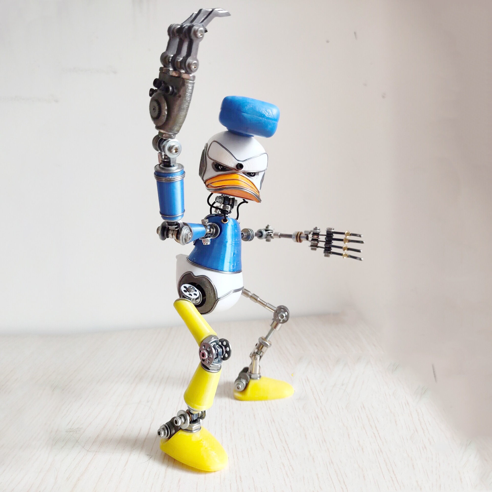 Donald Duck At Home Cartoon Porn - Donald Duck Mechanical Mutant 3D Robot Creature Animals - Etsy