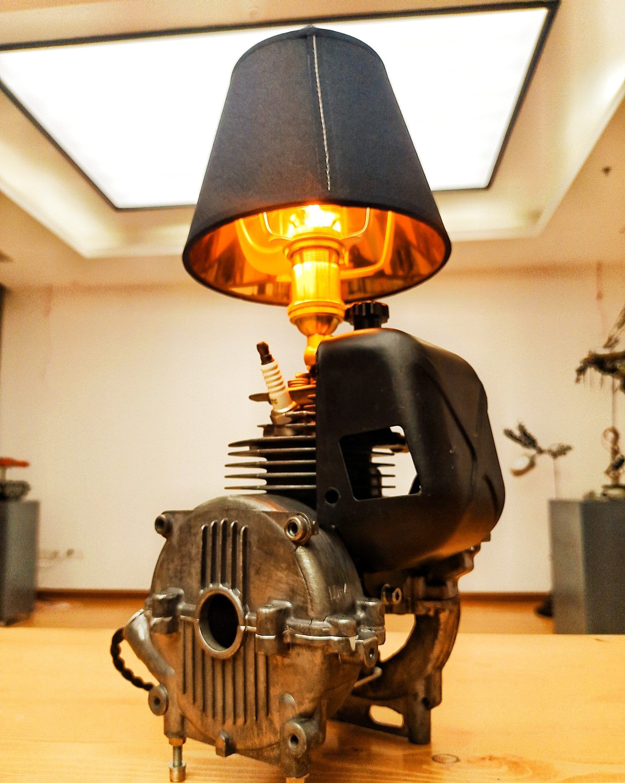 Lampe de bureau Ergon vintage avec abat-jour en aluminium, années 1960