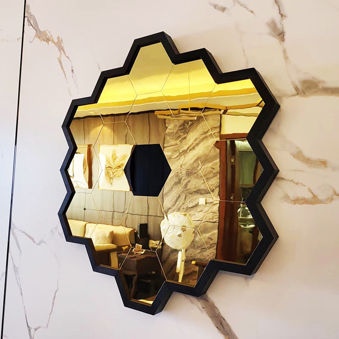 James b Space Telescope Mirror JWST Wall Mirror With Etsy Ireland