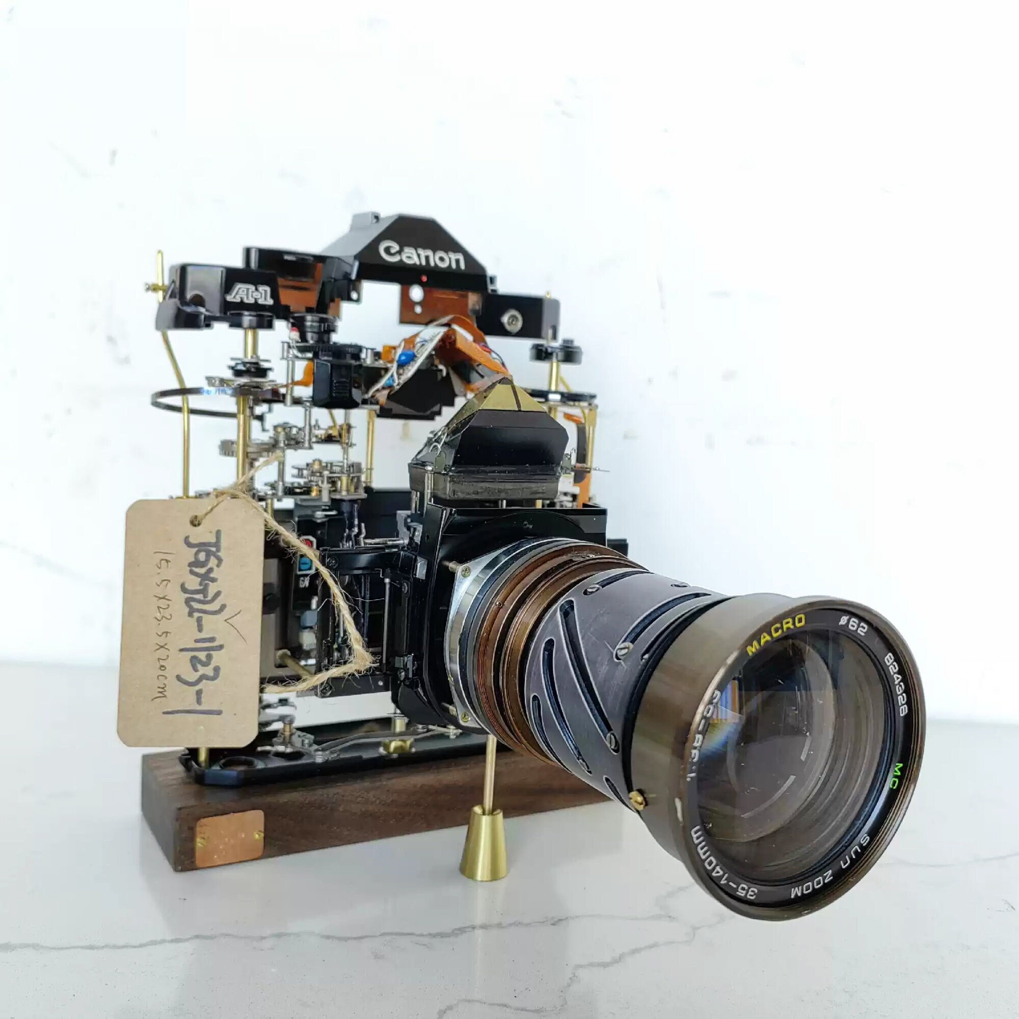キヤノンカメラの解体アート：3D機械彫刻、写真ギフト - Etsy 日本
