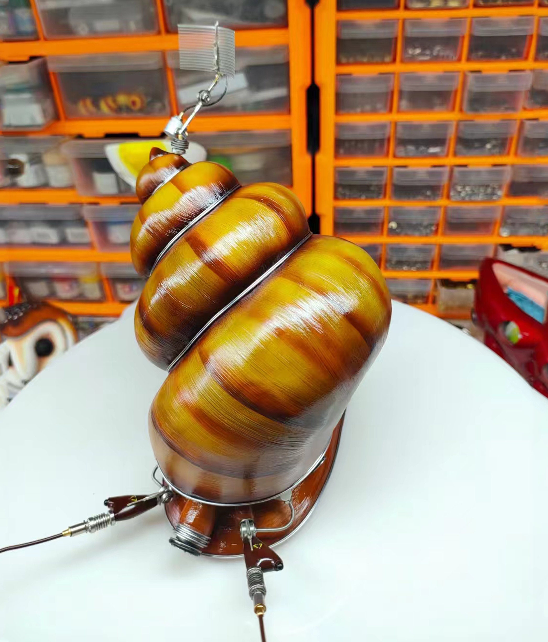 Snail Shell Robot Mechanical Snail, Mutant 3D Robot Creature Animals, Handmade Sculpture ...