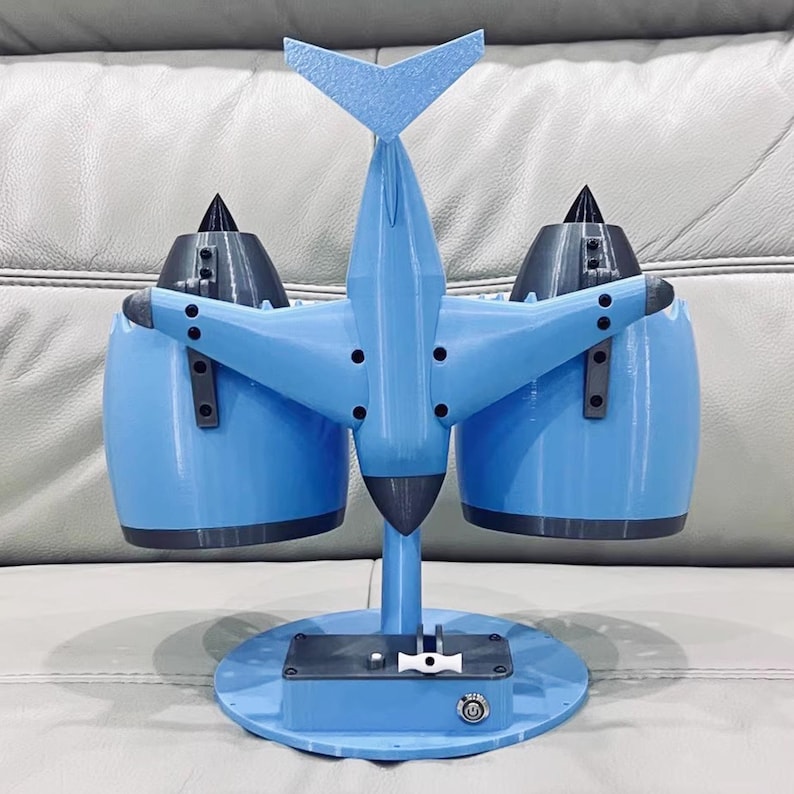 Unique Turbine Engine Desk Fan With Stepless Speed Control, Aviation ...