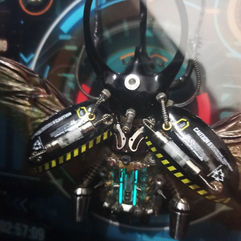 Steampunk Beetle Powered by A V8 Engine Cyborg Mechanical Insects ...