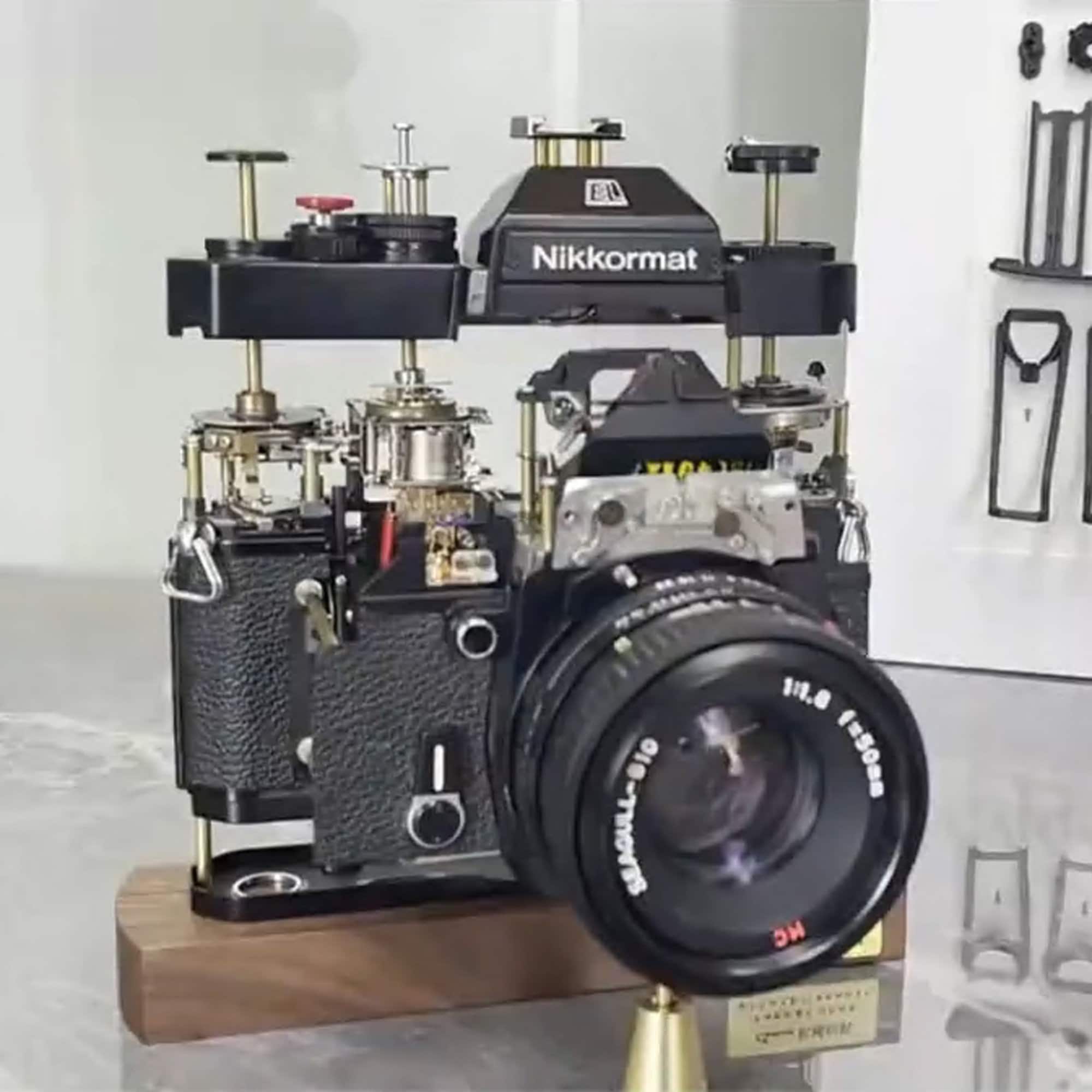 分解された3D機械カメラ、分解されたアート装飾アクセサリー 