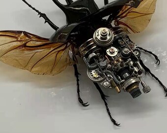 スチームパンク ビートル 昆虫 機械生物 彫刻 時計仕掛け リアル 