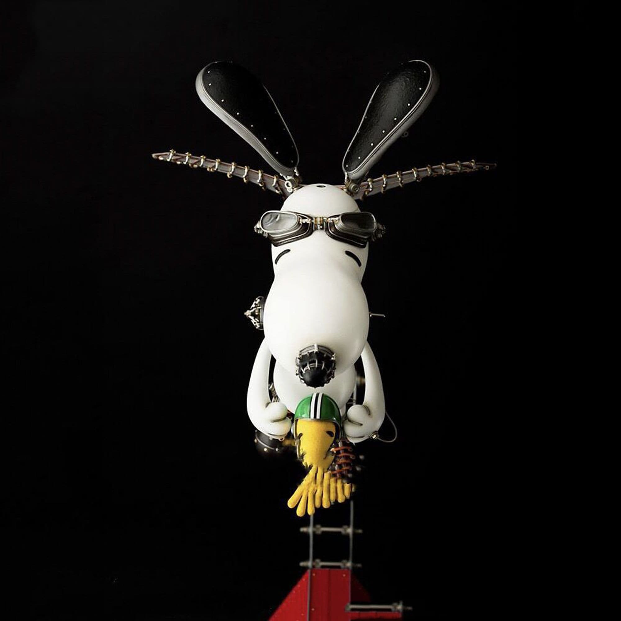 Snoopy Dog Mechanical Mutant 3D Robot Creature Animals Handmade