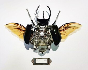Mechanical Insects Kinetic Sculpture Beetle Bugs Fantasy Concept Art Unusual Cool Unique Gift Ideas for Men Insect Lovers Home Decor Objects