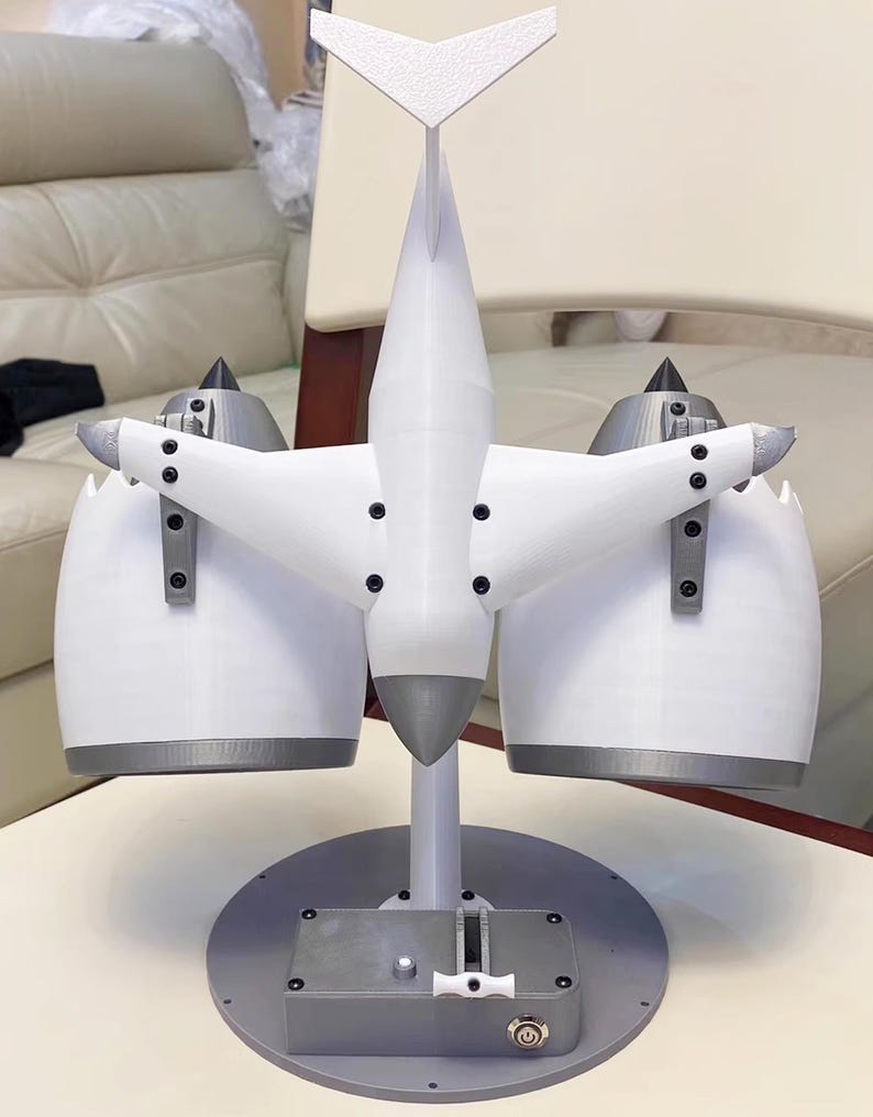 Unique Turbine Engine Desk Fan With Stepless Speed Control, Aviation ...