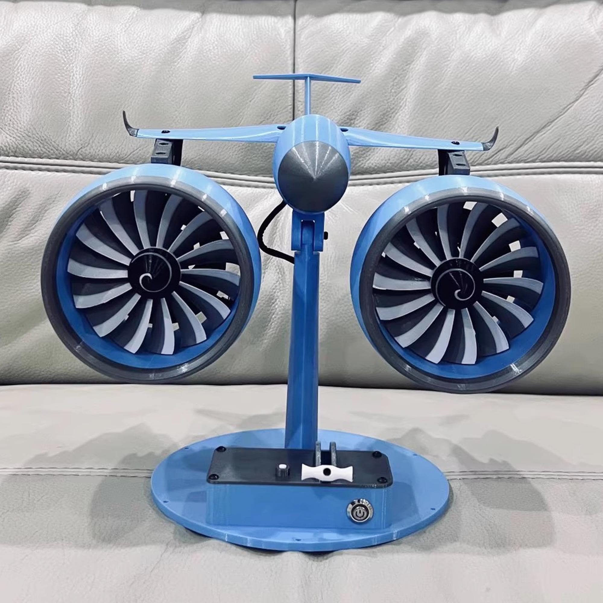 Unique Turbine Engine Desk Fan With Stepless Speed Control, Aviation ...