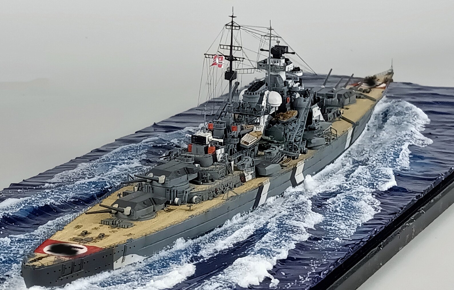 German Army Battleship Resin Model Bismarck Class Battleships Etsy UK