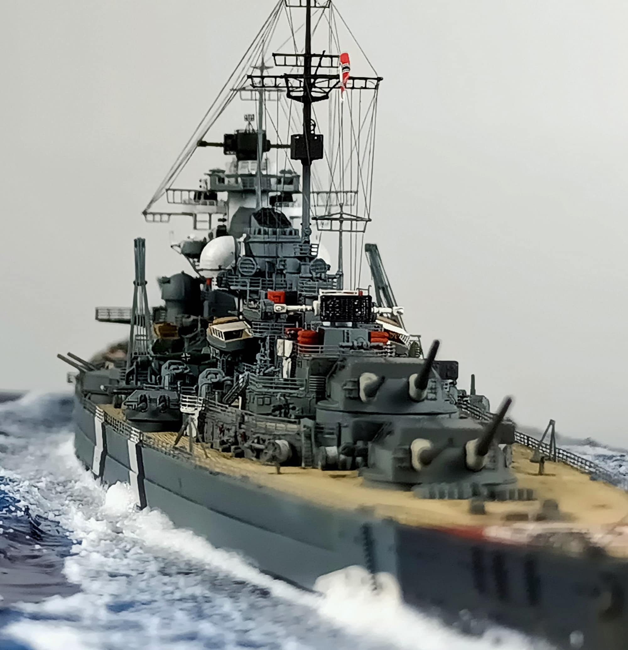 German Army Battleship Resin Model Bismarck Class Battleships Etsy UK